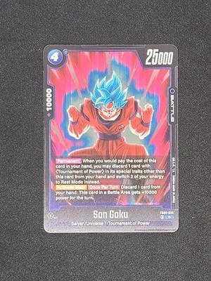 Son Goku FB09-035 Foil Rare Dual Evolution Dragon Ball Super Card Game