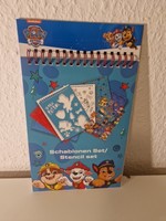 Paw Patrol Schablonenset Aufkleber Sticker Ausmalvorlagen