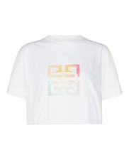 Givenchy Womens 4G Peace Logo Crop Top