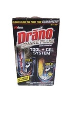 Drano Gel Drain Clog Remover and Cleaner 16oz and Snake Plus Tool 23 inches