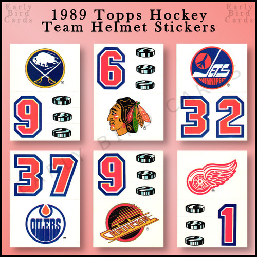 Chicago Blackhawks #21 1989 Topps Stickers card