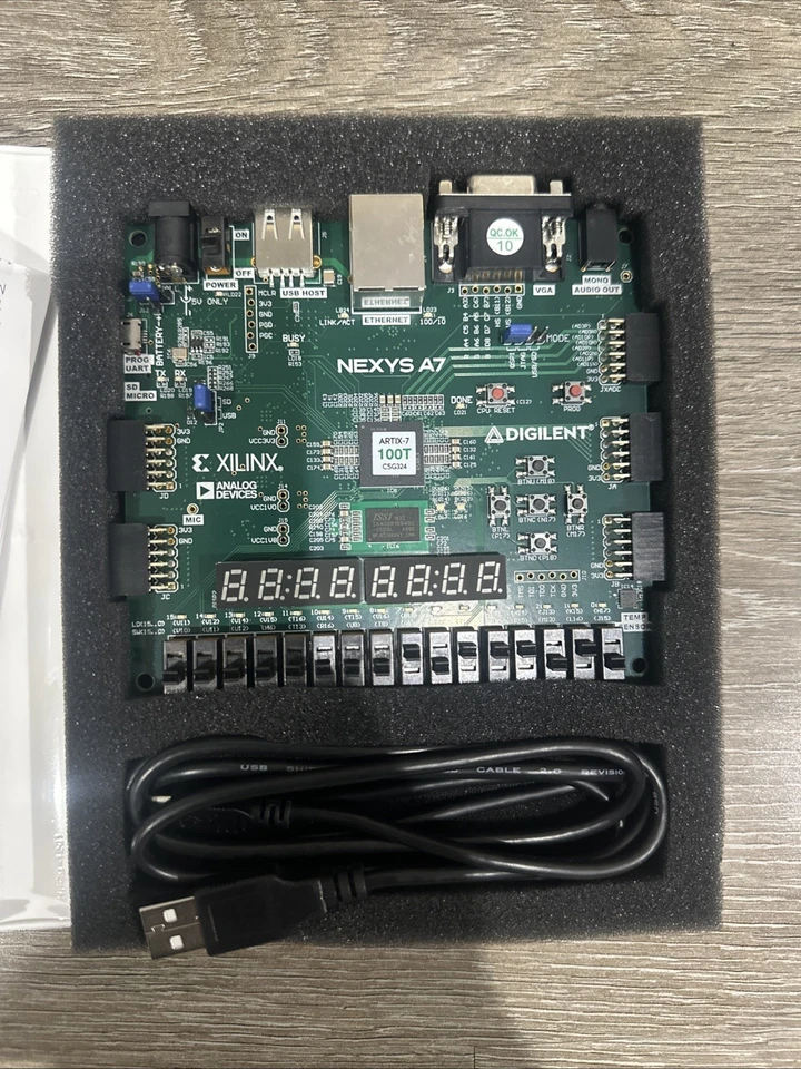 Digilent Nexys A7 DDR FPGA Board Artix-7 - Image 3 of 4