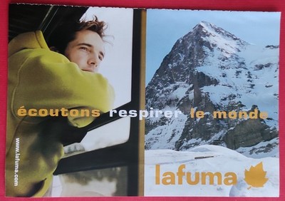 Press advertisement: LAFUMA 2001