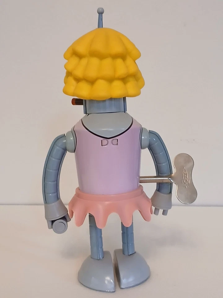 Futurama Bender The Gender Bender, Wind-Up Robot Action Toy with Box, 2001 - Image 4 of 4
