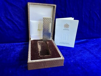 Dunhill Lighter Vintage Rollagas 99.9% New Condition Works 1 Year Warranty Box