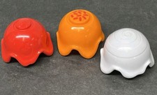 LeapFrog Scoop and Learn Ice Cream Cart Replacement Parts Toppings 3 Piece EUC