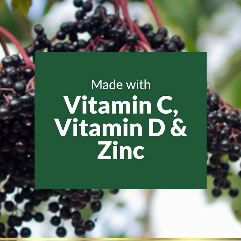Gomitas de saúco Nature's Bounty suplemento dietético salud inmune 70 unidades Foto 3 de 4
