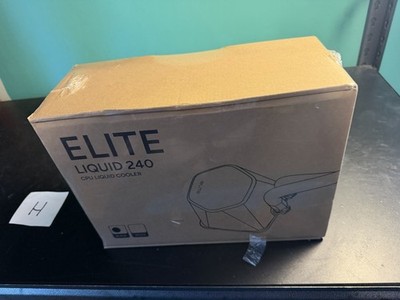 Cooler Master Elite Liquid 240 CPU Liquid Cooler Black/White RGB 120mm Intel/AMD