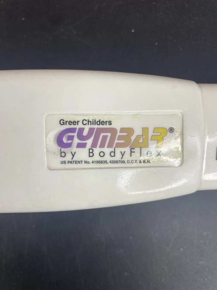 Greer Childers Gymbar by Body Flex System barra de toner com faixa de resistência vermelha - Imagem 3 de 4