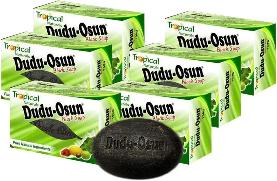 12 x Dudu Osun African Black Soap 150g for eczema, Acne ( 12 Pcs ) New Packing - Image 2 of 4