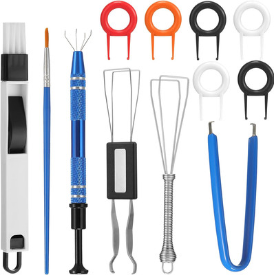 12 Pack Keyboard Lube Switch Puller Kits Key Cap Remover Tools Mechanical Switch