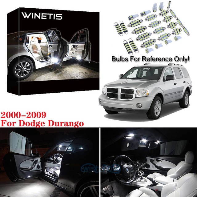 11x Bulb Car LED Interior Lights Package kit For 20002009 Dodge