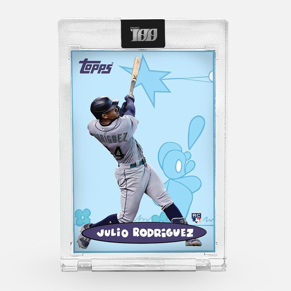 Topps Project100 Card 53 - Julio Rodriguez by Father Steve