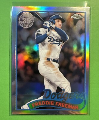 2024 Topps Chrome Update 1989 35th Anniversary Freddie Freeman #89CU-16 Dodgers