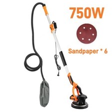 6-Speed 110/220V Drywall Sander Sanding Polishing Machine With Sandpaper 750W