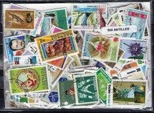 ANTILLES Collection Of 50 To 500 Different Stamps Cancelled
