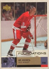 2002-03 GORDIE HOWE MR. HOCKEY UPPER DECK FOUNDATIONS CARD #23 DETROIT RED WINGS