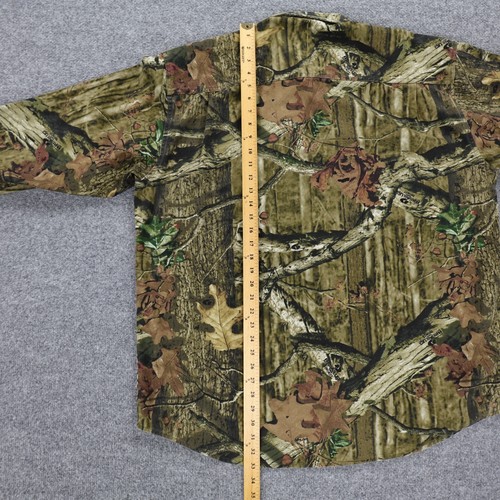 Cabelas Shirt Mens XLT Cammo Mossy Oak Heavy Twill Hunting Outdoor Sportsman - Picture 16 of 21