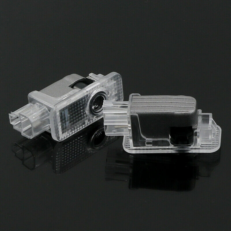 2pcs LED Light Shadow Car Door Courtesy Laser Projector For Audi A4 A6
