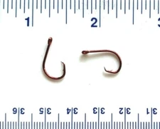 100 GT 2X Red Inline Circle Fish Fishing Hooks size 8 - 100 hooks 7381
