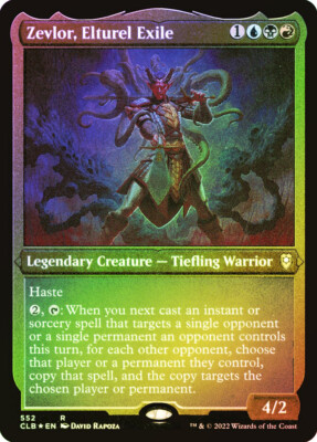 MTG FOIL ETCHED Zevlor, Elturel Exile - Commander Legends: Battle