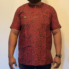 New African Print Casual Shirt Style A, Sizes 2XL, XL, L, M 