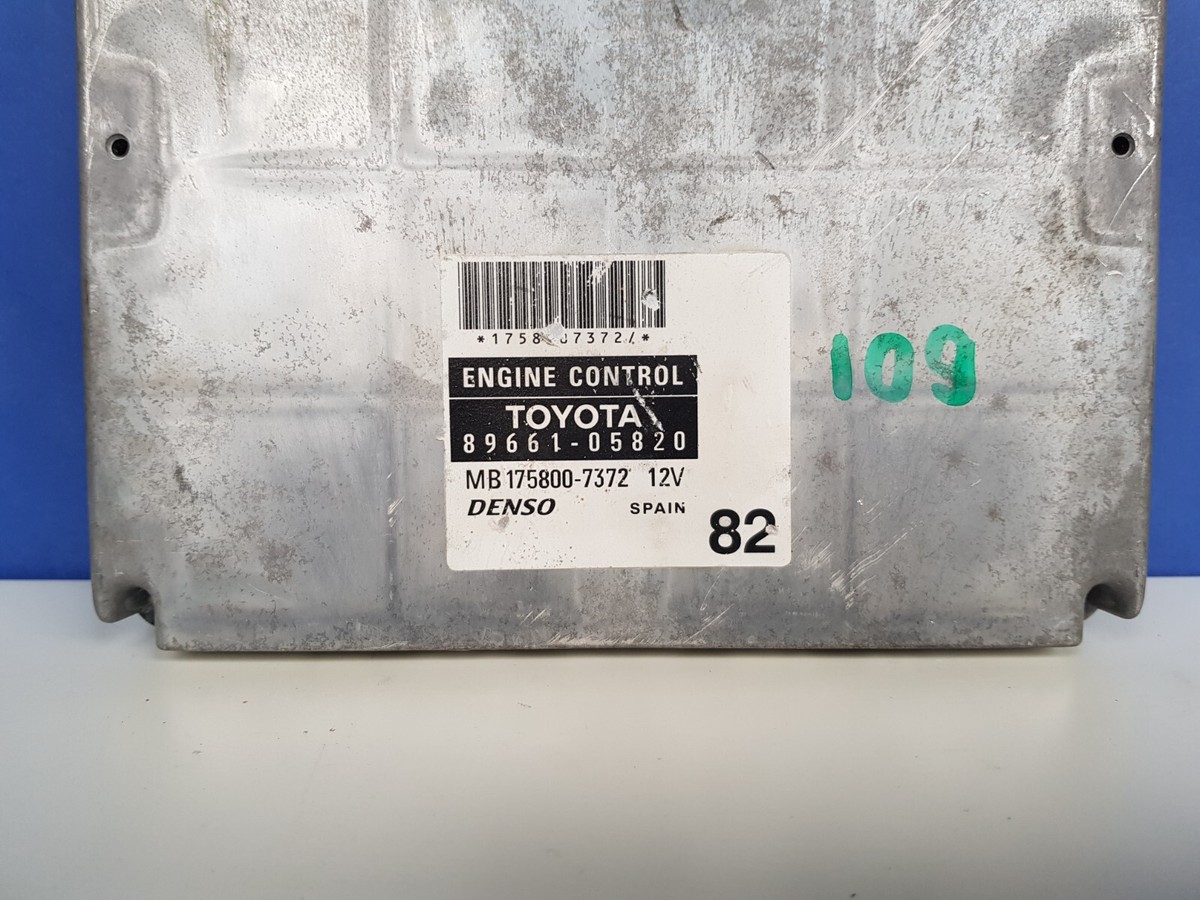 DENSO エンジンコントロールユニット 89661-58B10 Toyota 8966105820 89661-05820 Mb1758007372 Genuine Electric