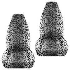 Fits Jeep Wrangler Yj-tj-lj 87-06 Pink Leopard Seat Covers For Front And Rear