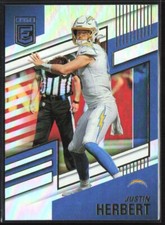 2022 Panini Donruss Elite Holo #42 Justin Herbert Los Angeles Chargers