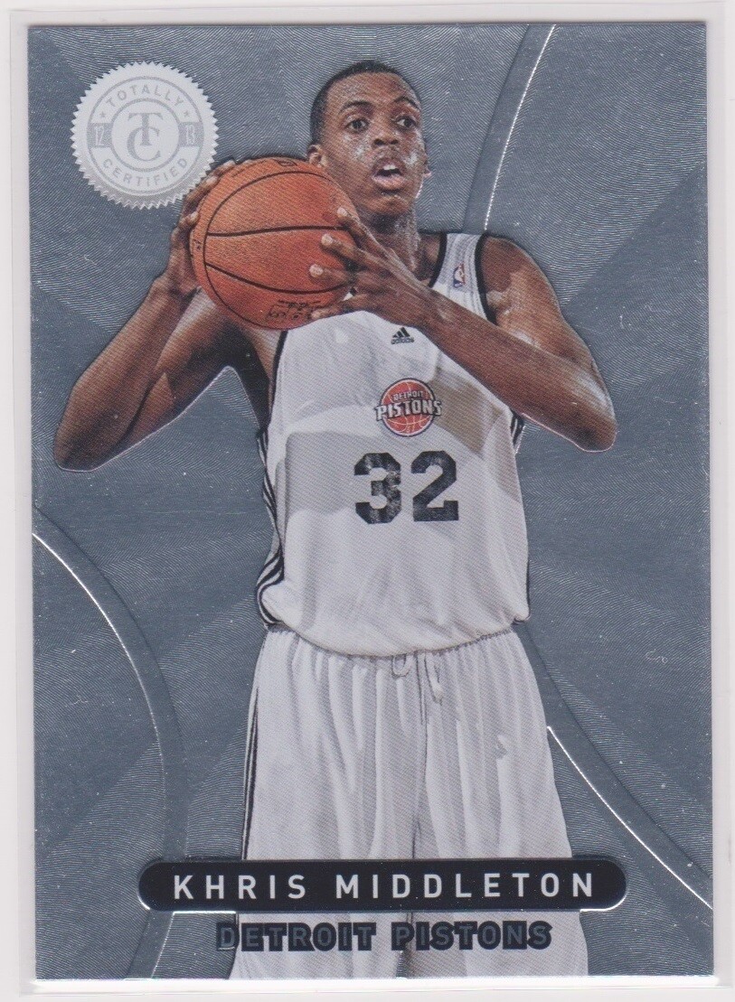 2012-13 Khris Middleton Totally Certified Basketball Rookie Card #298 - BUCKS
