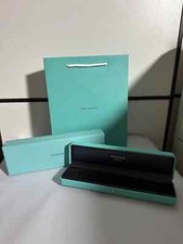 Genuine Tiffany & Co Packaging Leather Bracelet Box in Hard Box Pouch,Ribbon