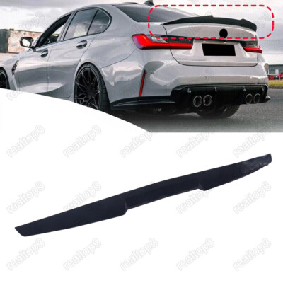 Turnwald Rear Spoiler Sticker 120CM PU Gloss Car Rear Roof Lip Spoiler Tail Trunk Wing Sticker ...
