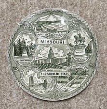 Vintage Missouri Commemorative Plate **EXC**