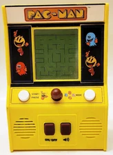 PAC-MAN Mini Arcade 6" Handheld Video Game Bandai Namco Toy #09521 Tested Works