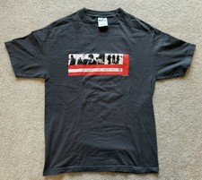 U2 Elevation Tour 2001 Concert t-shirt Medium USA Dates Charcoal M Shirt