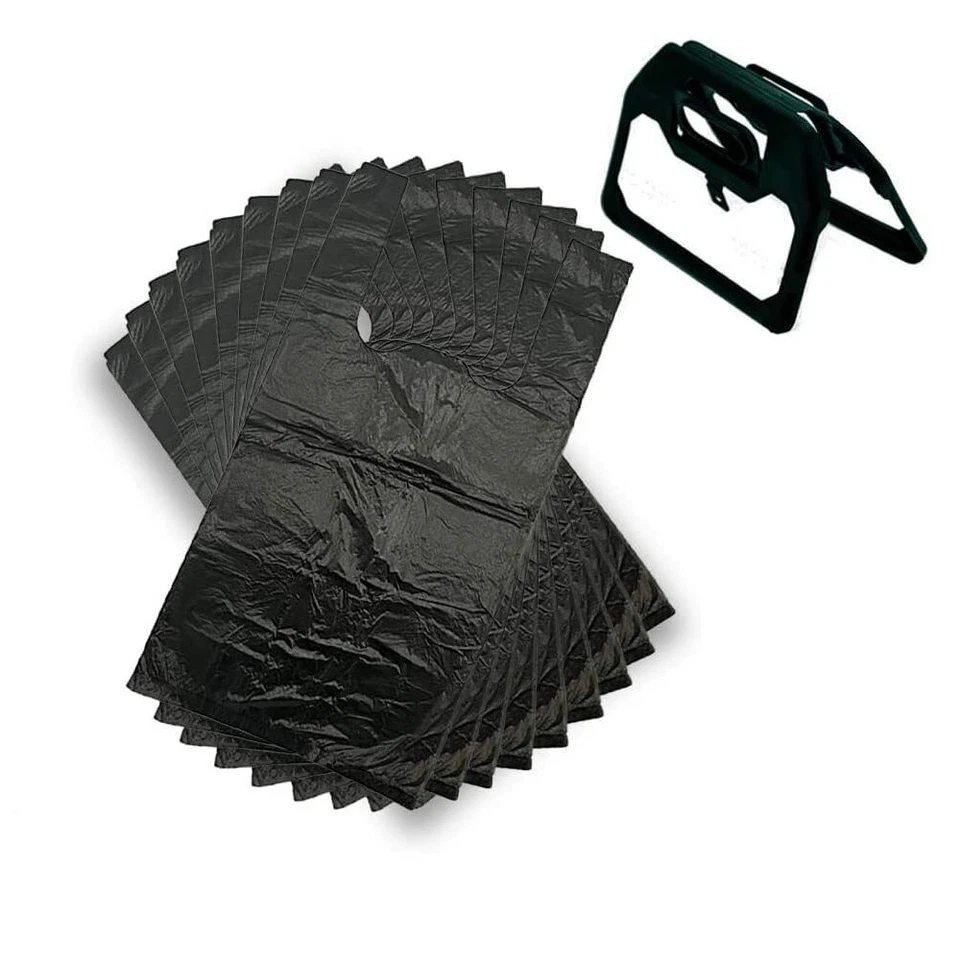 Pet Touch Pooper Scooper Hand Held 50 Poop Scoop Waste Bags with Ties