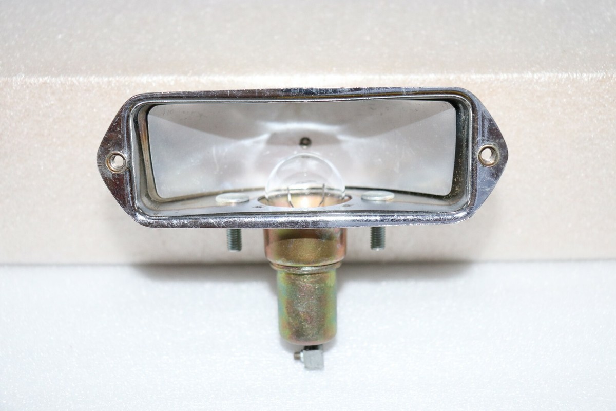 1960's Renault Signal Lamp Assembly PK 6746114 with Amber Lens
