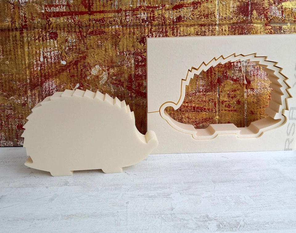 STYROART Stampo in cemento riccio autunno fai da te decorazione giardino decorazione autunnale scoiattolo bambino