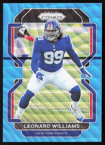 2021 Panini Prizm - Leonard Williams #233 Blue Wave Prizm /199 for sale ...