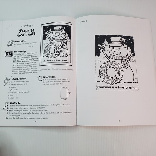 Bible Outreach Activities Preschool Reproducible Pages Ages 4 & 5 - Picture 4 of 14
