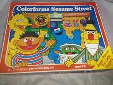 -1977 Colorforms CTW Sesame Street - Hooper's Store - Used Vintage