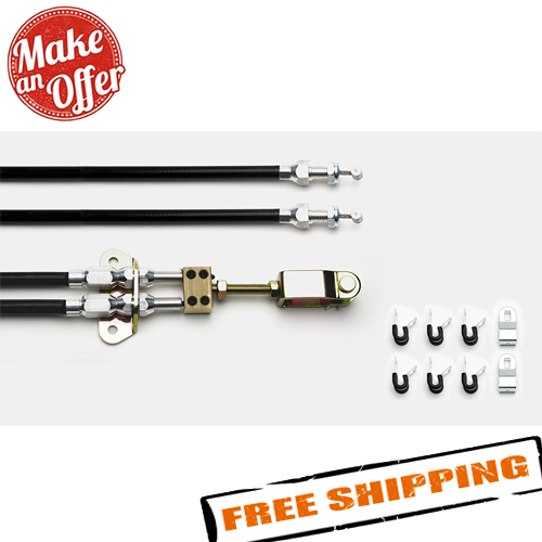 Wilwood 3309371 Universal Parking Brake Cable Kit, Emergency