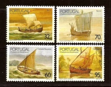 [9015] Portugal, 1990, full set MNH**, Boats
