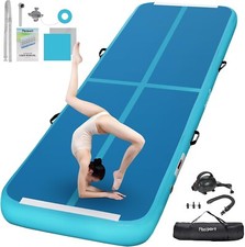 FBSPORT 13ft x 3ft Inflatable Air Gymnastics Mat Training Mat