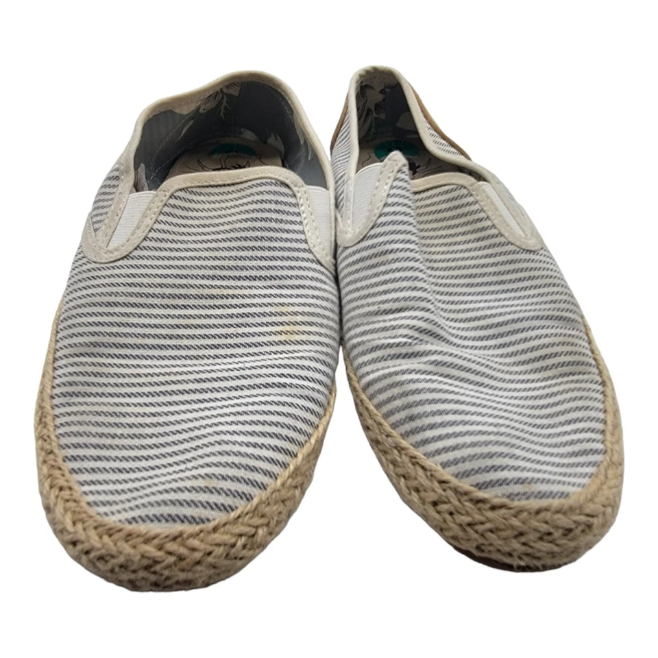 Margaritaville Zapatos Mujer Talla 8 Espy Rayas Alpargatas Planas 41224 Foto 2 de 4