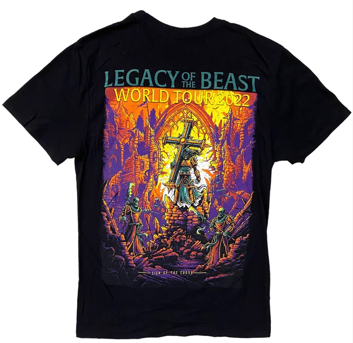 Iron Maiden Men's Legacy Of The Beast World Tour 2022 Double