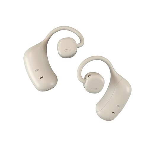 nwm open ear wireless earphones MBE001 Bluetooth white beige