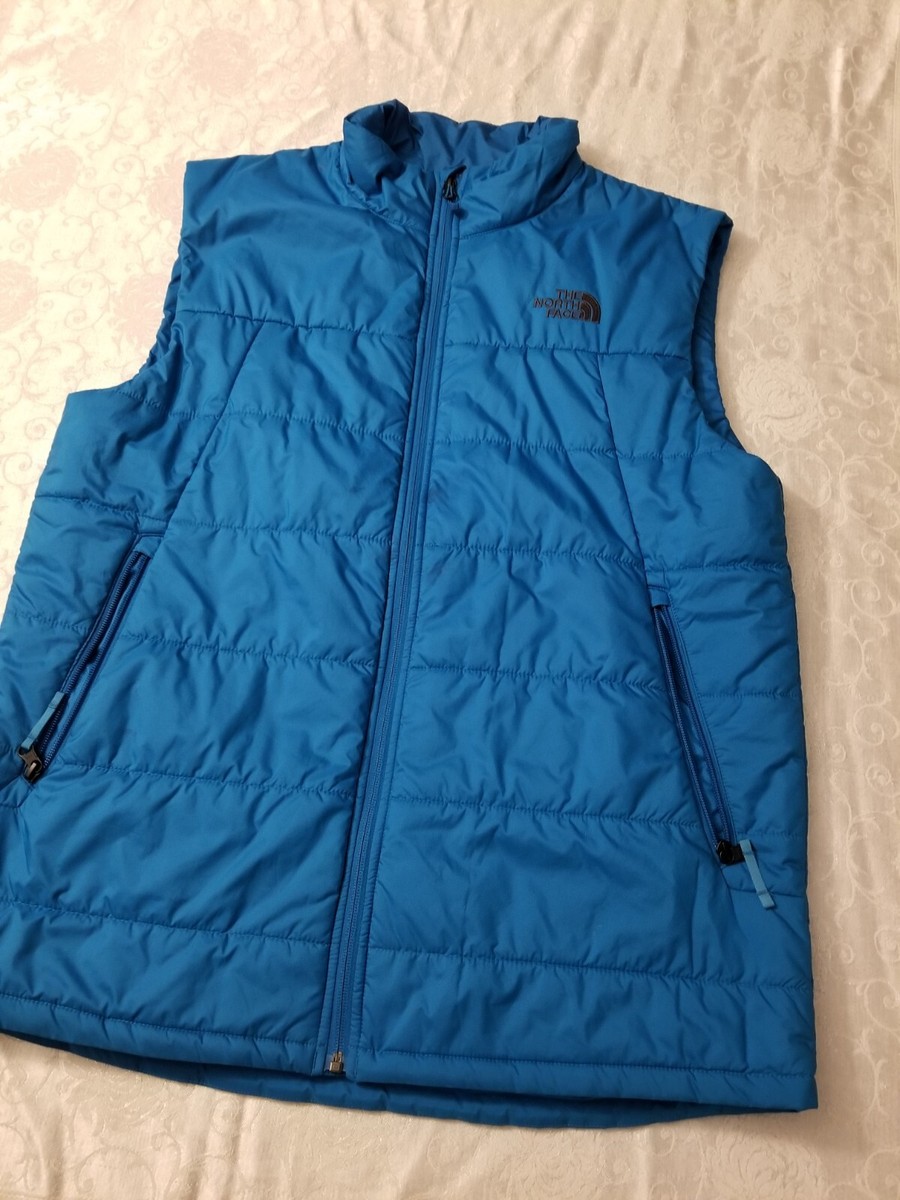 The North Face Mens L Puffer Bombay Vest Full Zip Stand-Up
