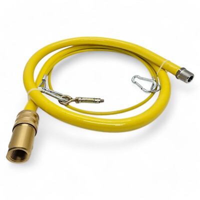 Gastronomieschlauch Gewerbe gelb Gas Gastronomie Rohr Schlauch 1/2'' 3/4'' LÄNGE