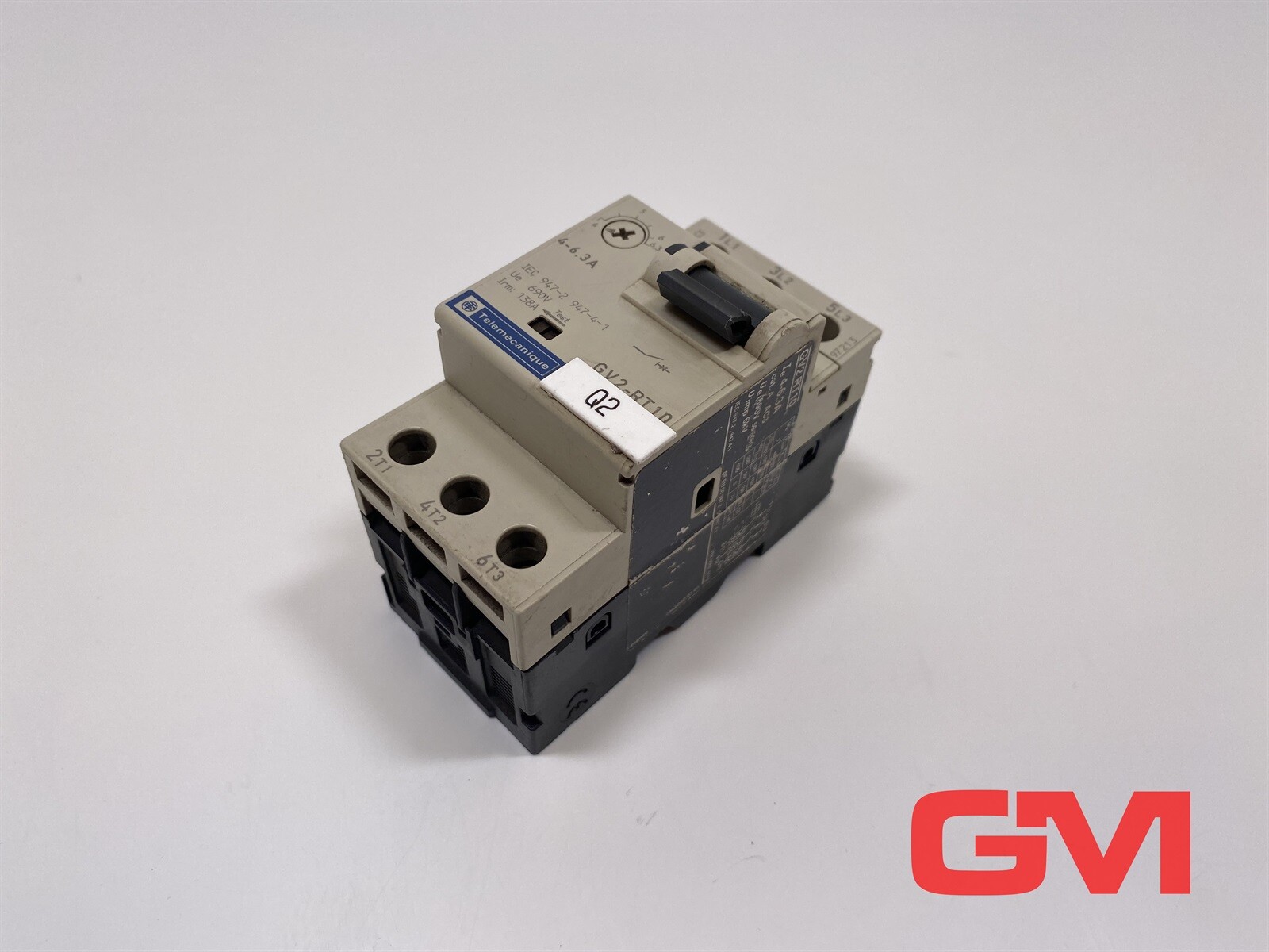 Telemecanique Motor Circuit Breaker GV2-RT10 4-6.3 A
